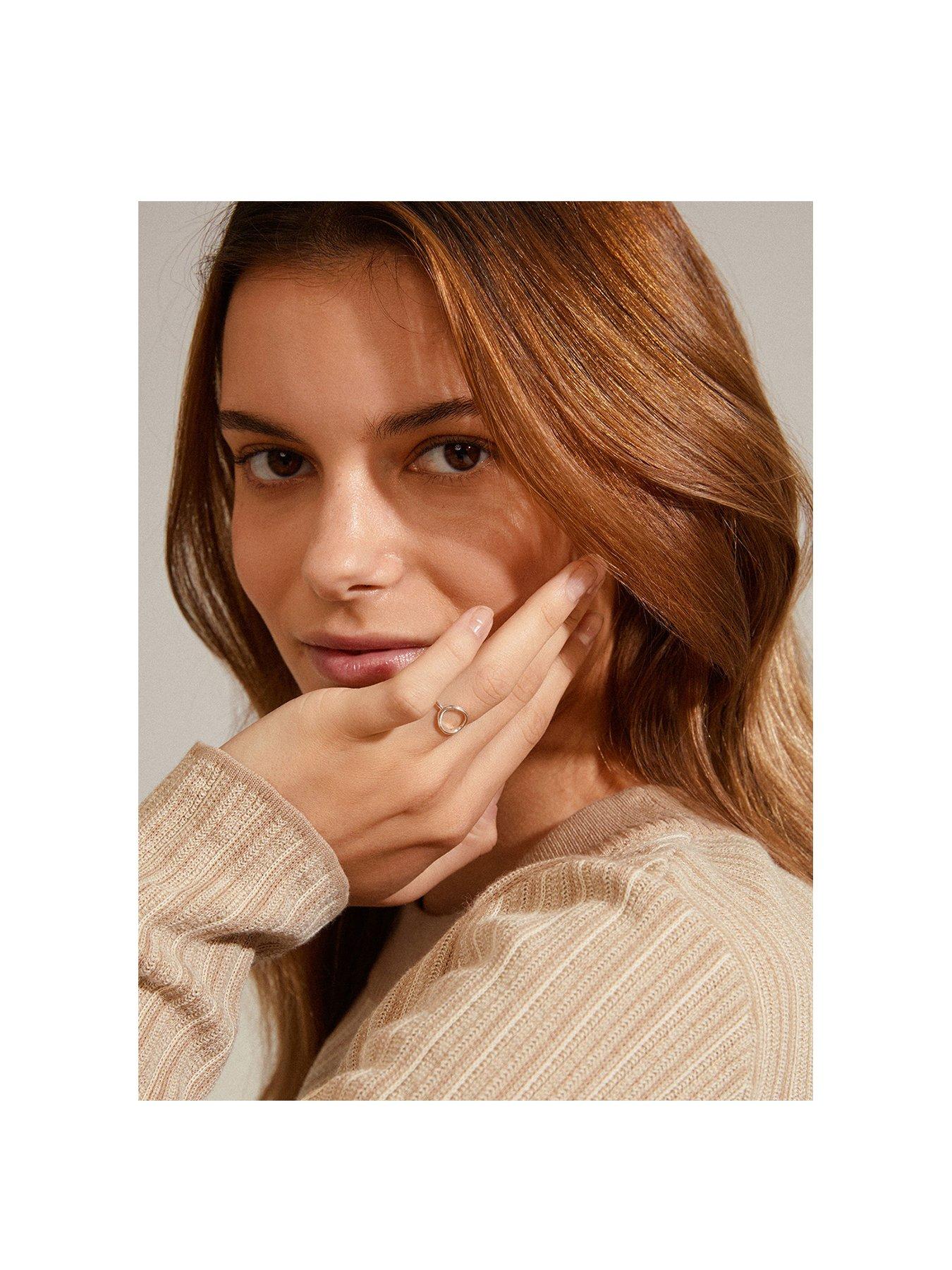Image 2 of 5 of Pilgrim LULU&nbsp;stack ring silver-plated
