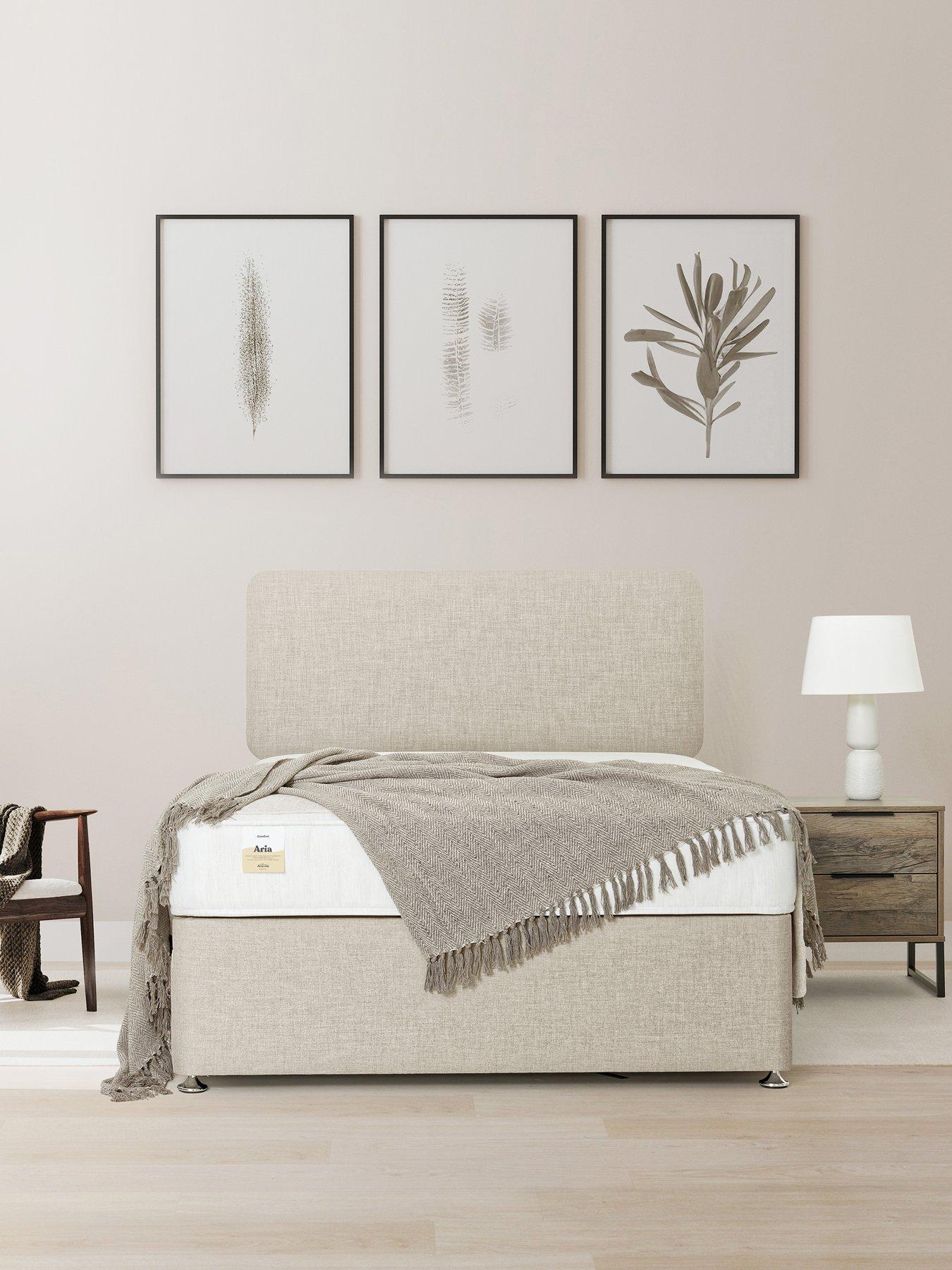 undefined Aria Comfort Quilted Divan Bed