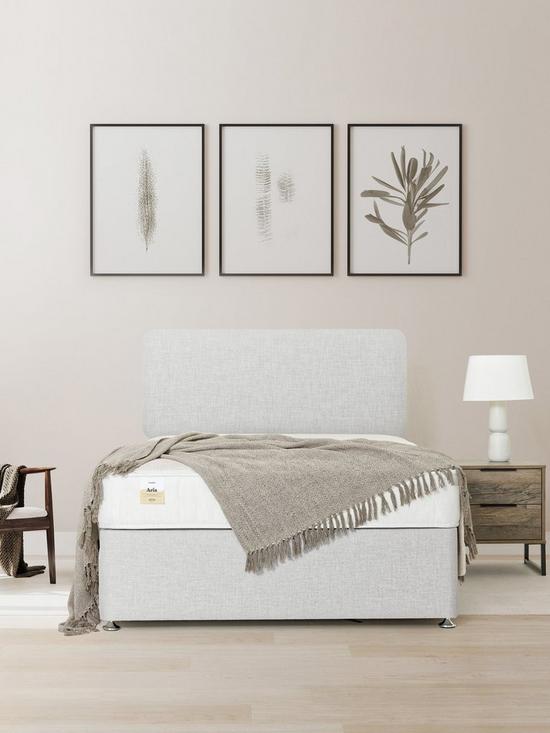 front image of airsprung-aria-comfort-quilted-divan-bed