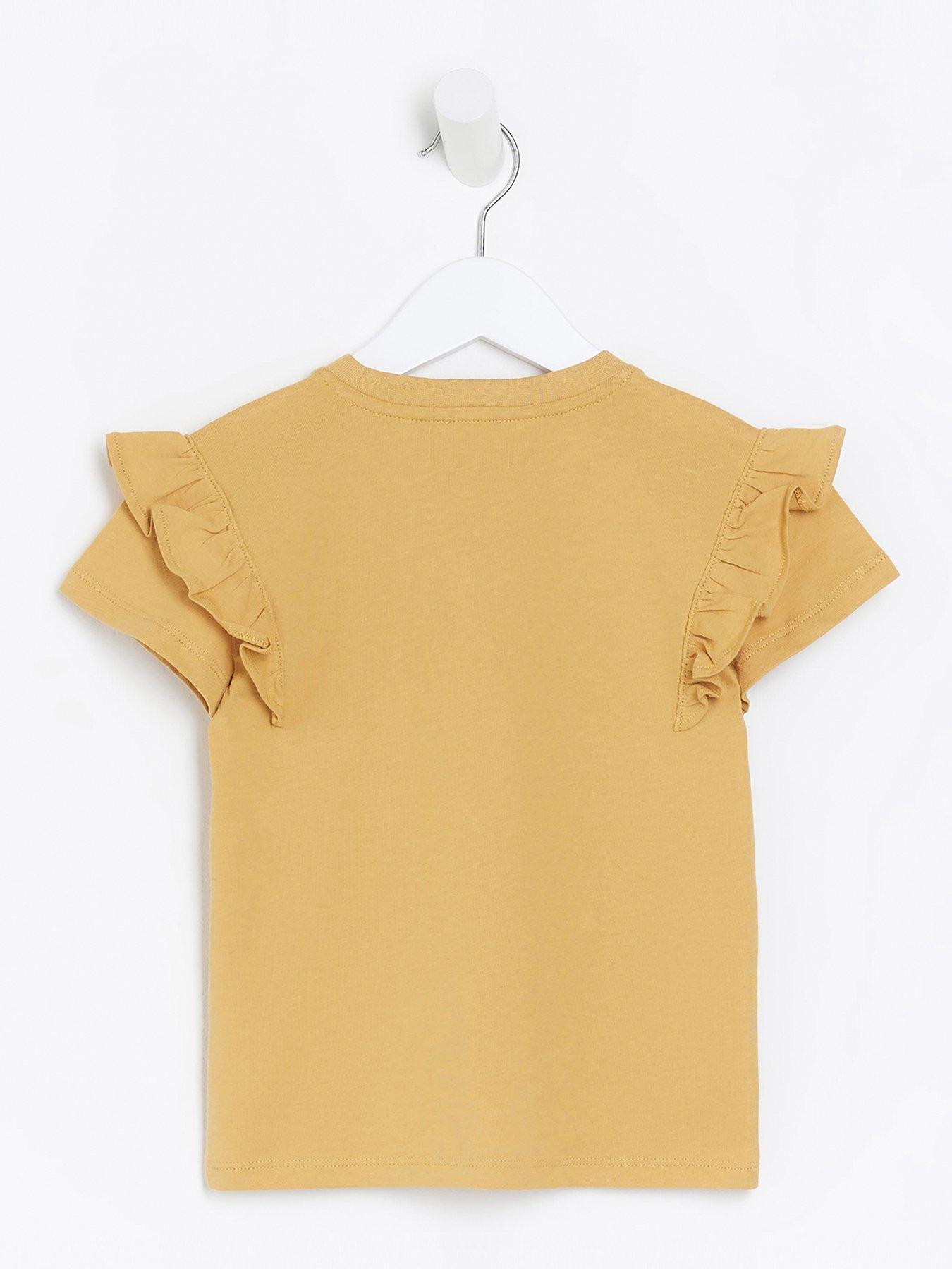 girls gold shirt