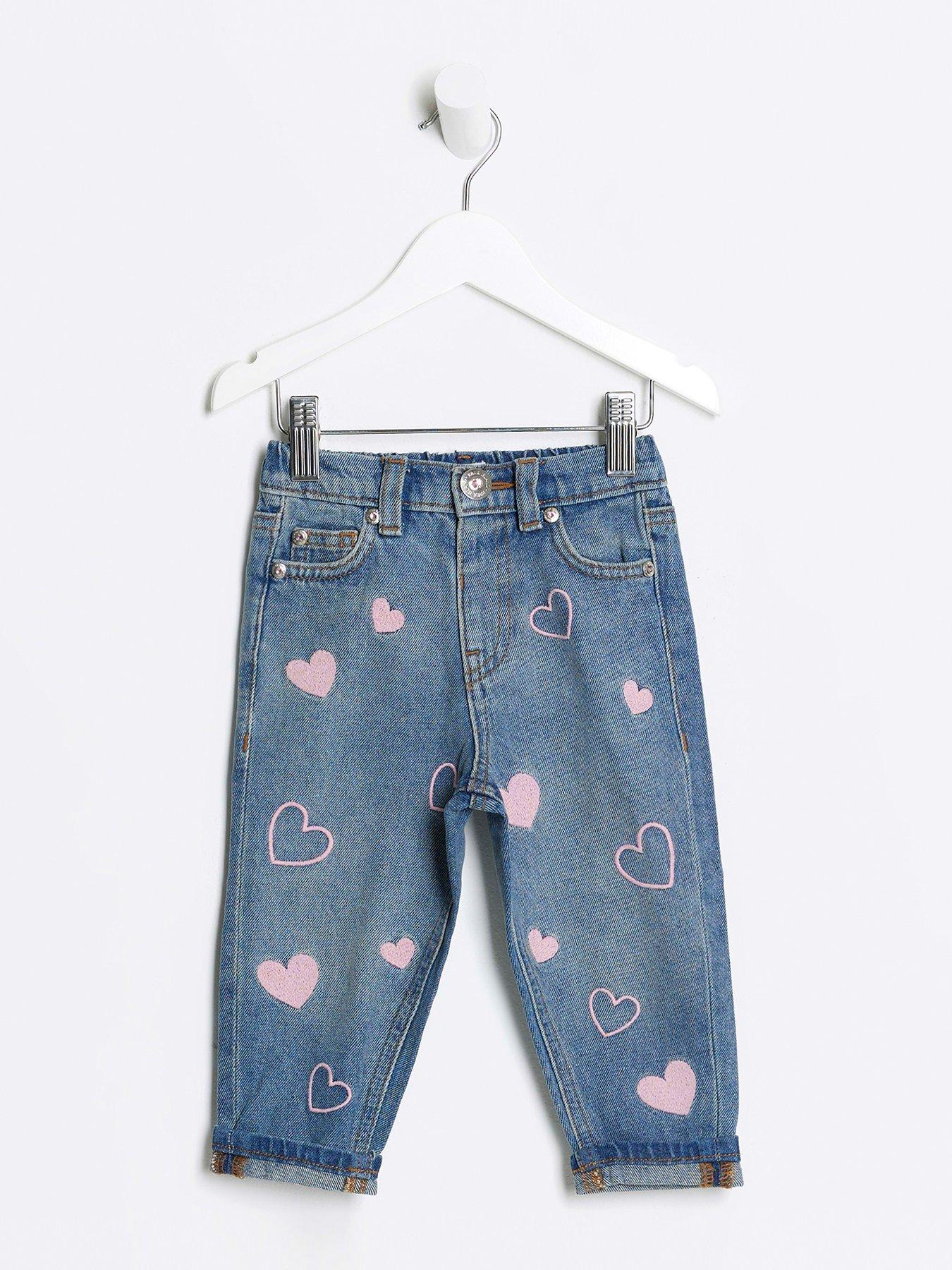 Teenager Mini Mom Jeans - Blue