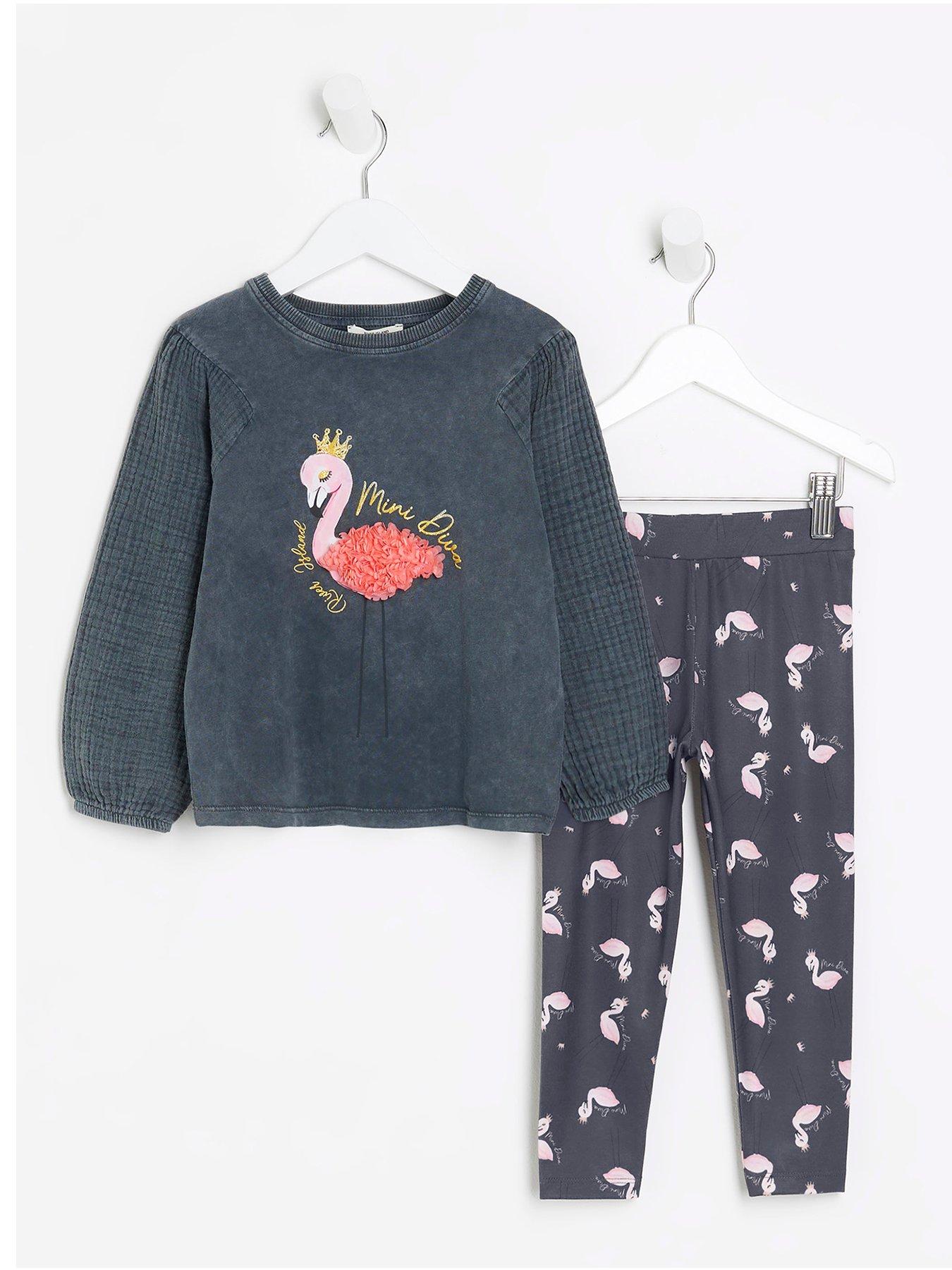 Girls pjs river island hot sale