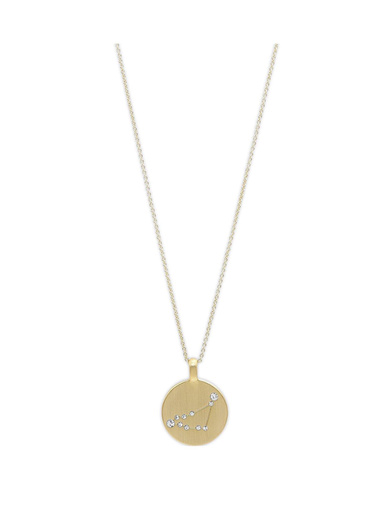 pilgrim-zodiac-sign-coin-necklace-gold-plated