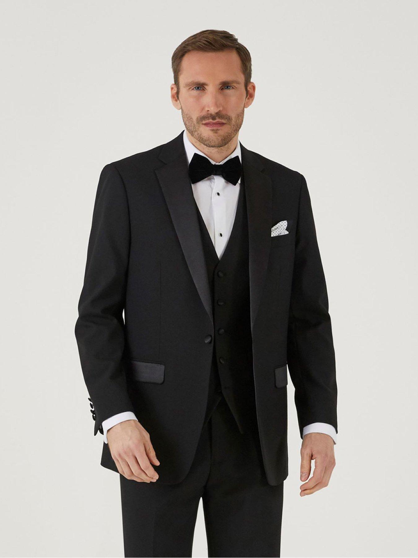 Skopes Cavendish Classic Tuxedo Jacket - Black | Very.co.uk