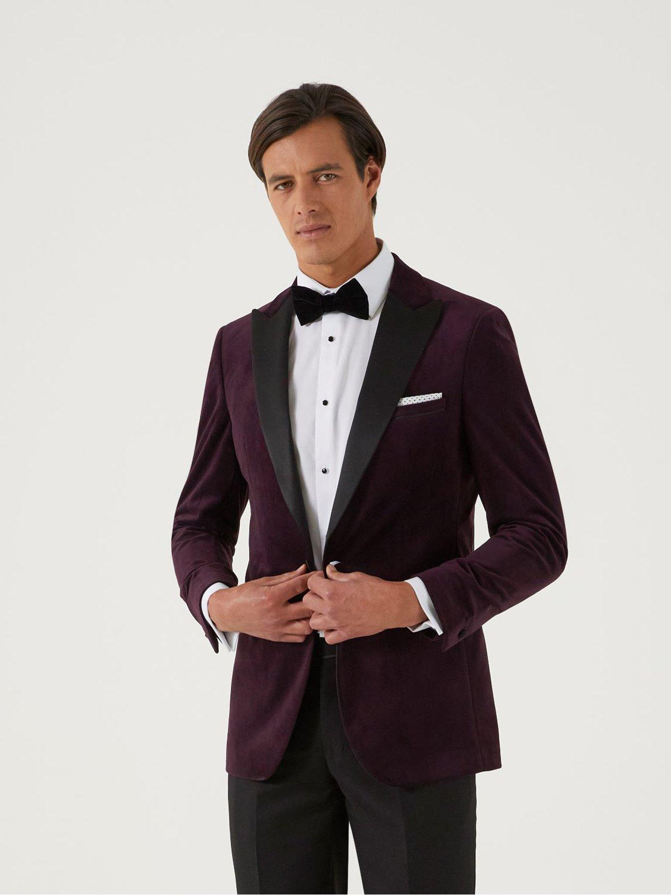 Big and clearance tall purple blazer