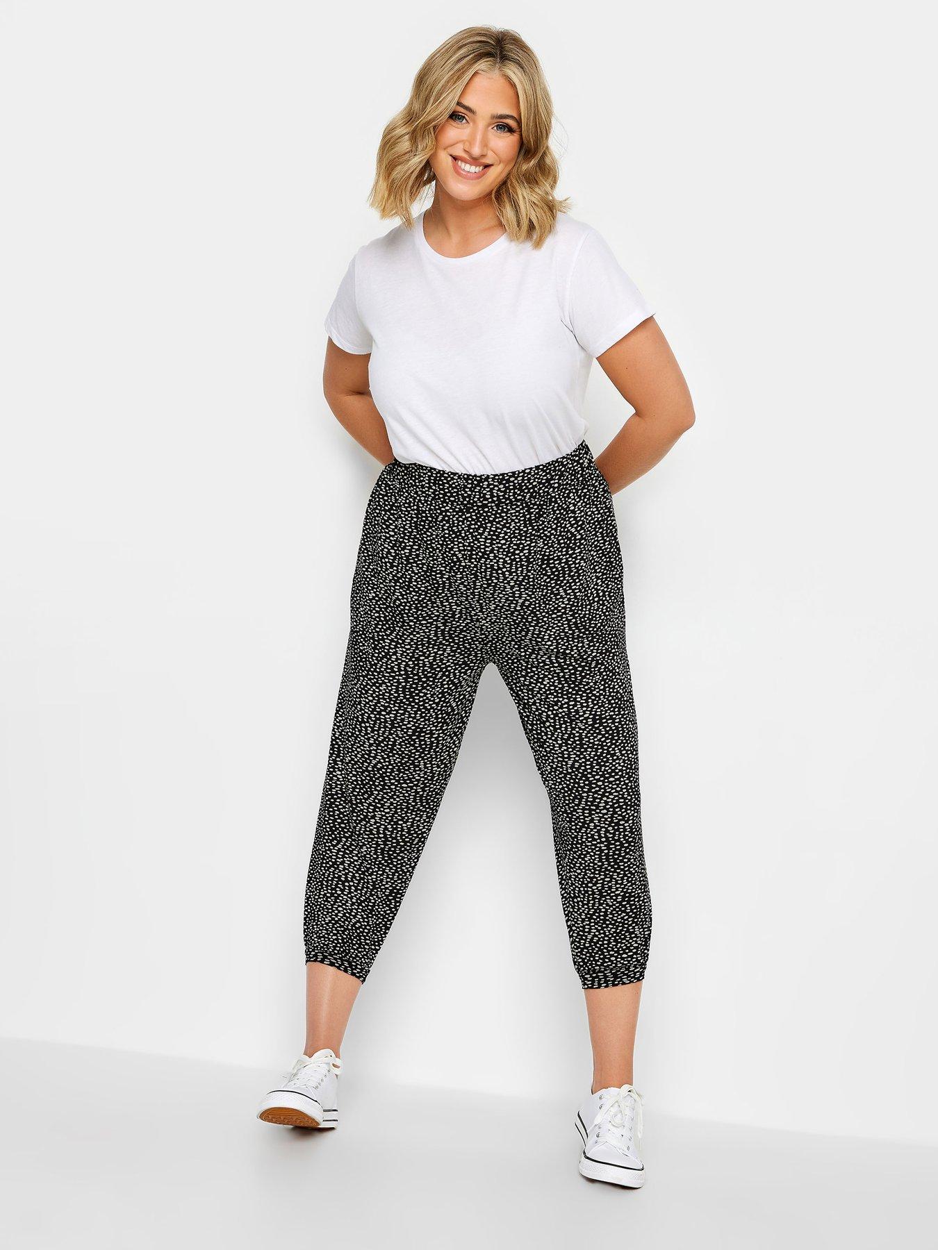 Jersey cropped joggers sale