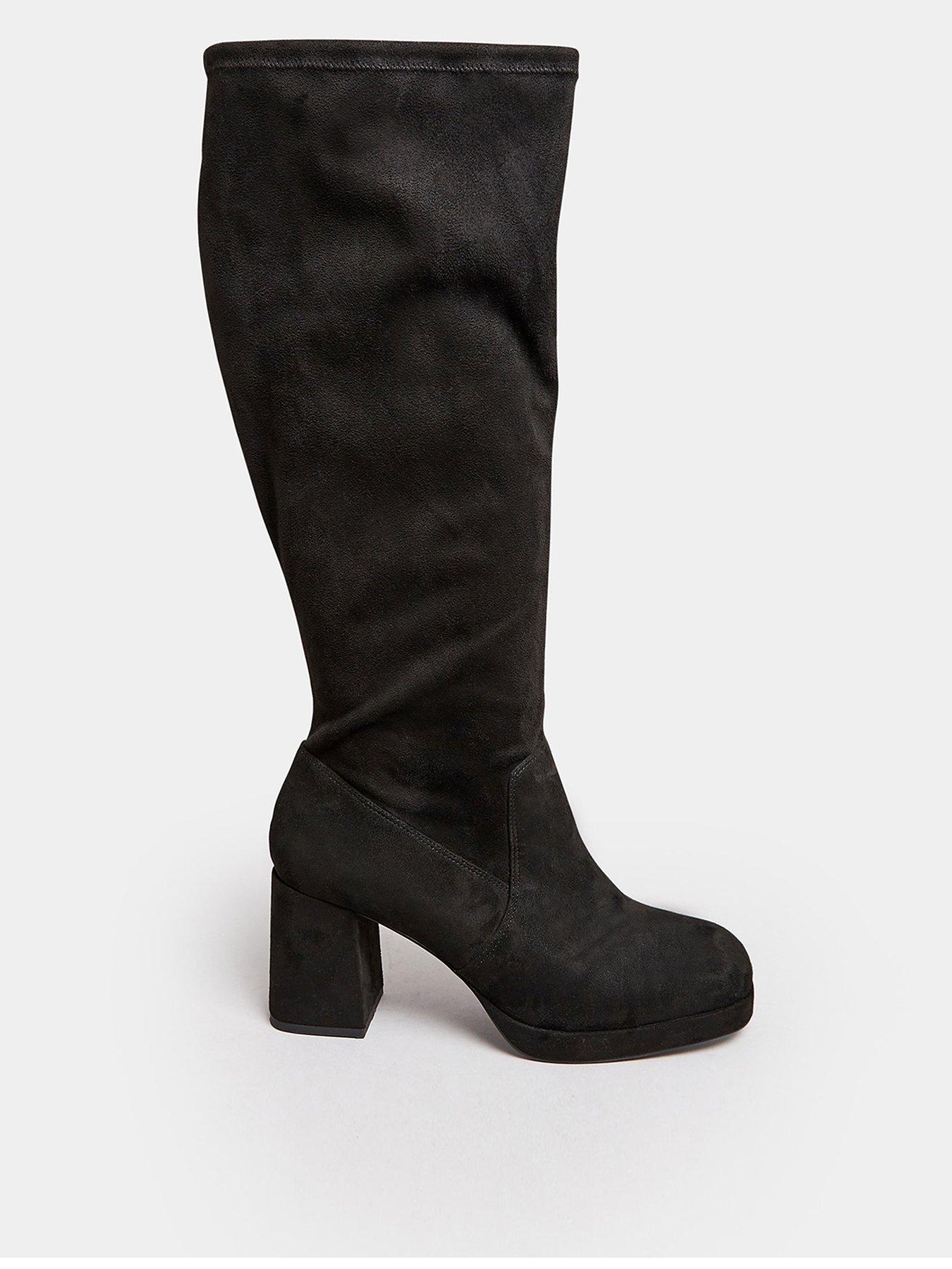 Wide fit platform sales boots