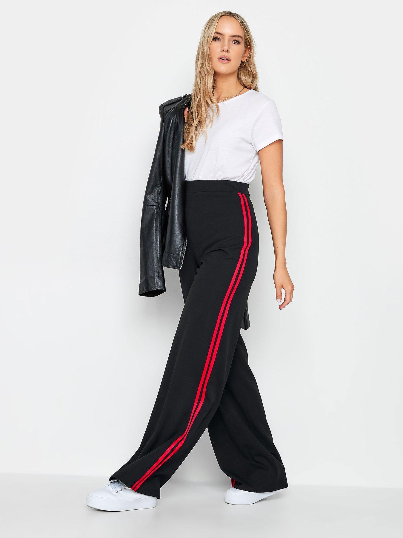 Side stripe hot sale palazzo pants