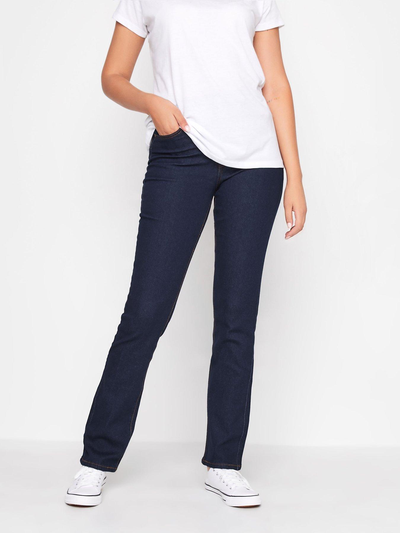 Image 1 of 2 of Long Tall Sally Indigo Straight Leg Jean