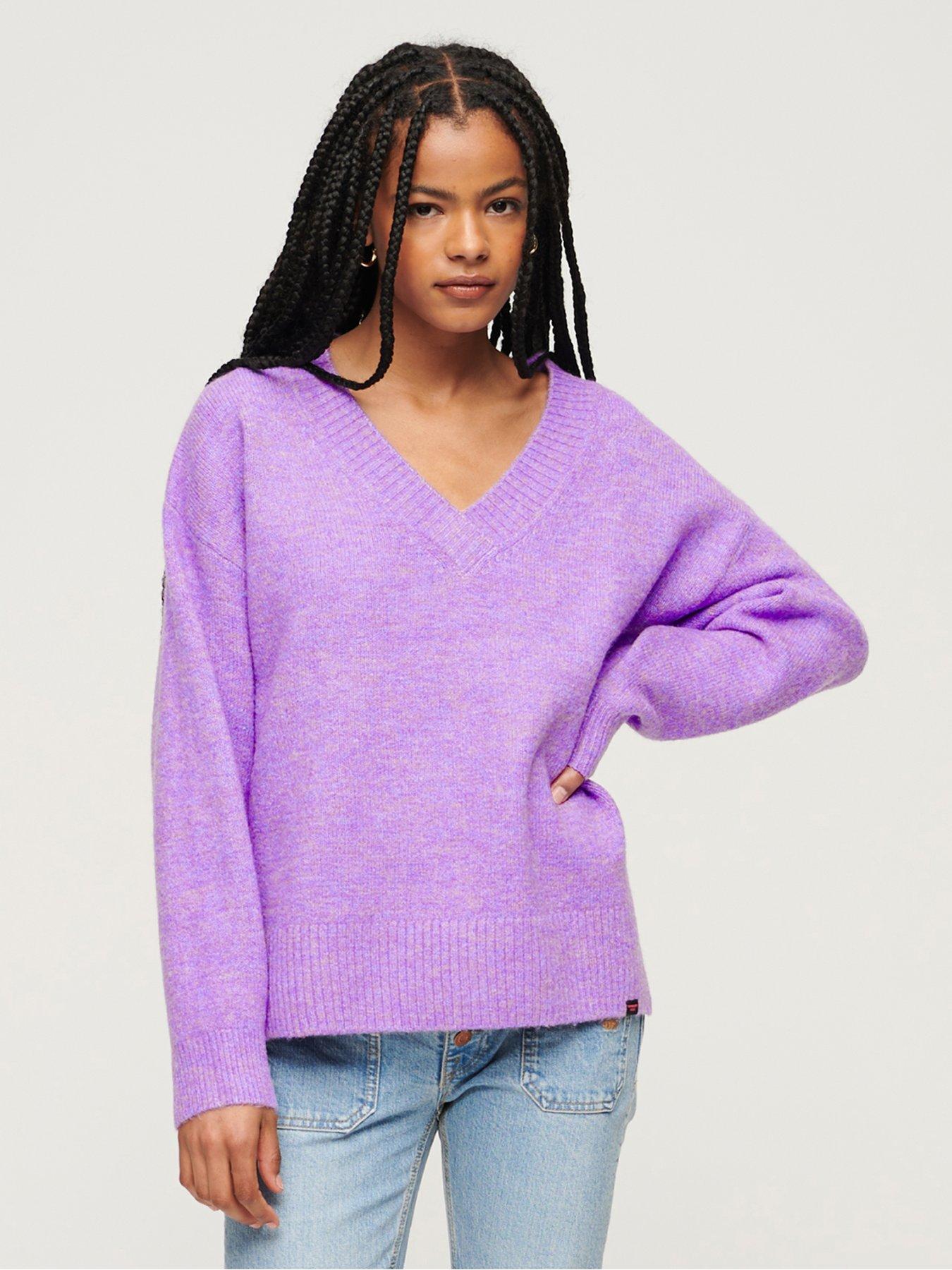 Plum v neck on sale sweater