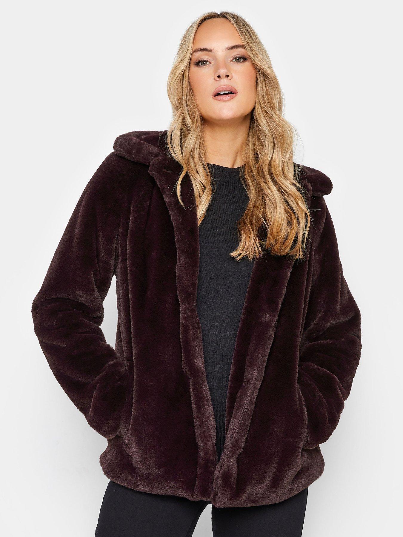 Tall fur jacket shop