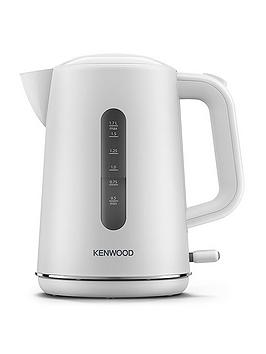 Product photograph of Kenwood Abbey Lux Kettle White Zjp05 A0wh from very.co.uk