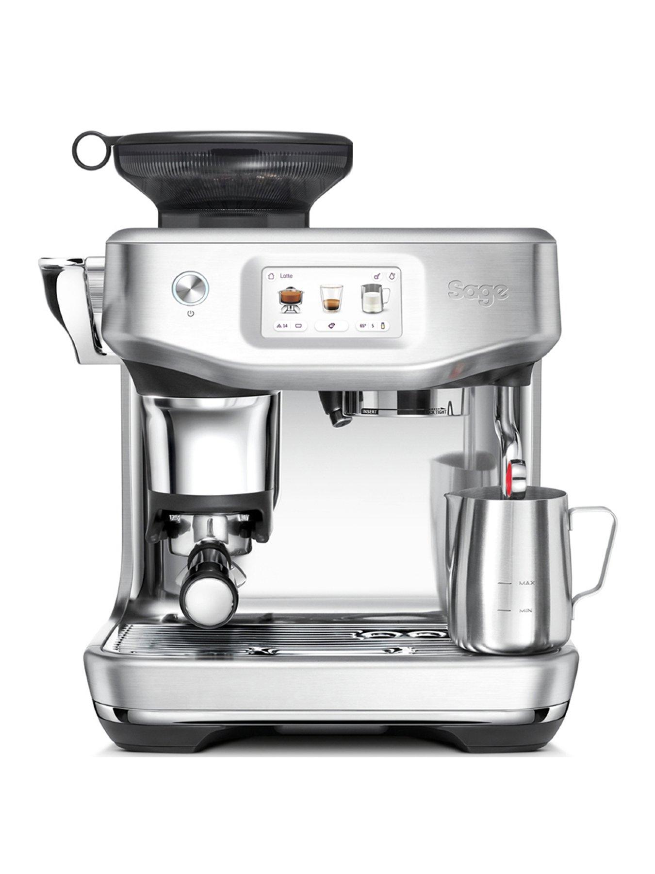 Sage Barista Express Impress Espresso Machine - Black Truffle