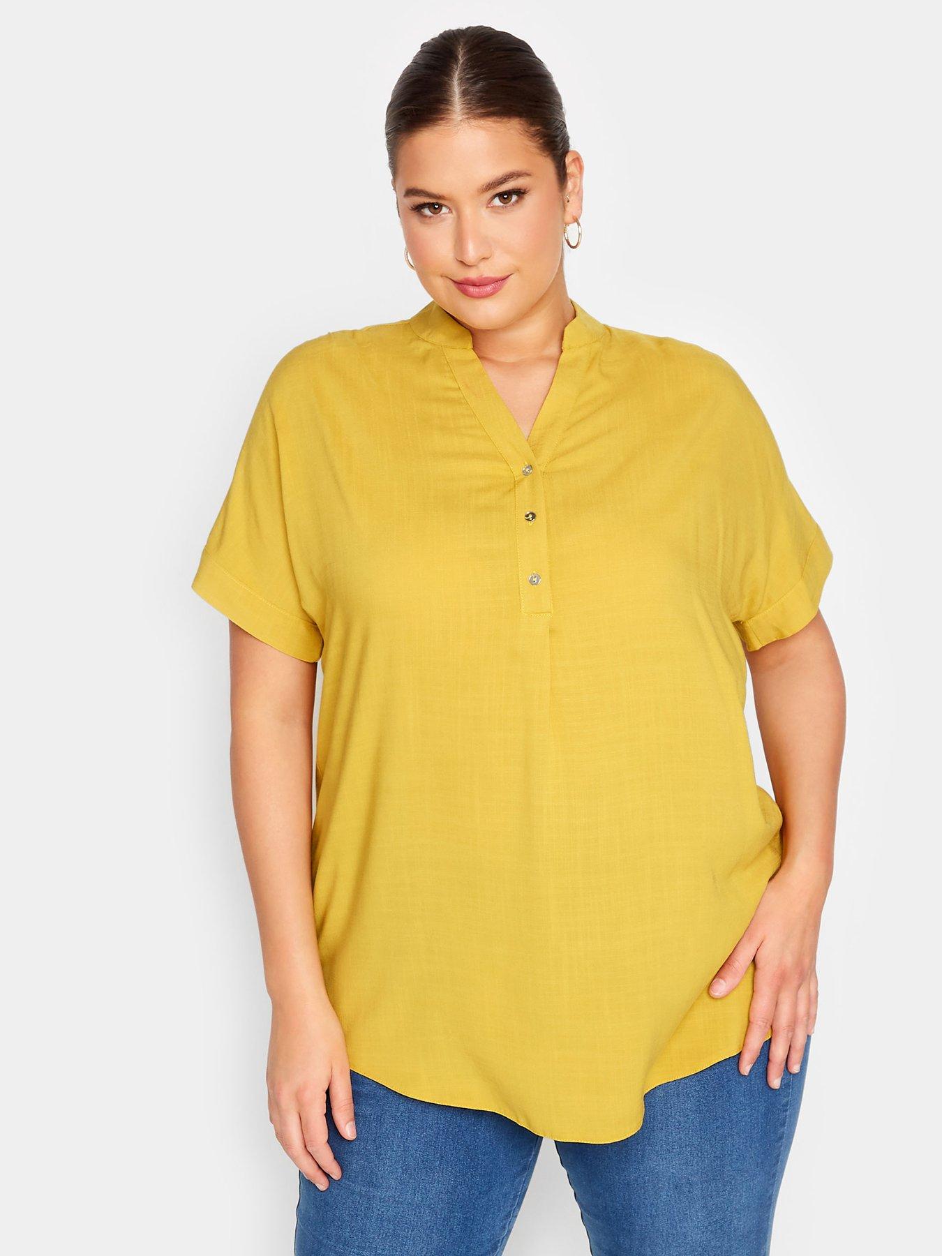 Yellow blouse hot sale uk