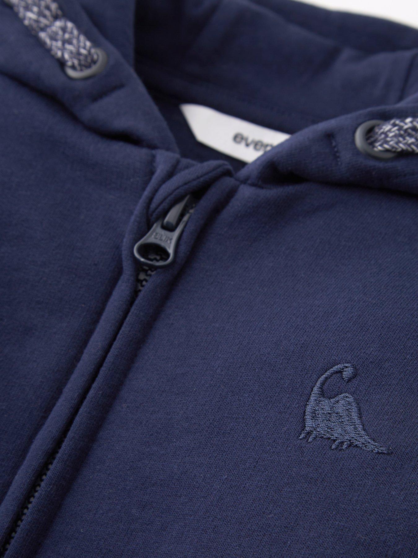 Image 3 of 4 of Everyday Cotton Rich Boys Essentials&nbsp;Hoody - Navy