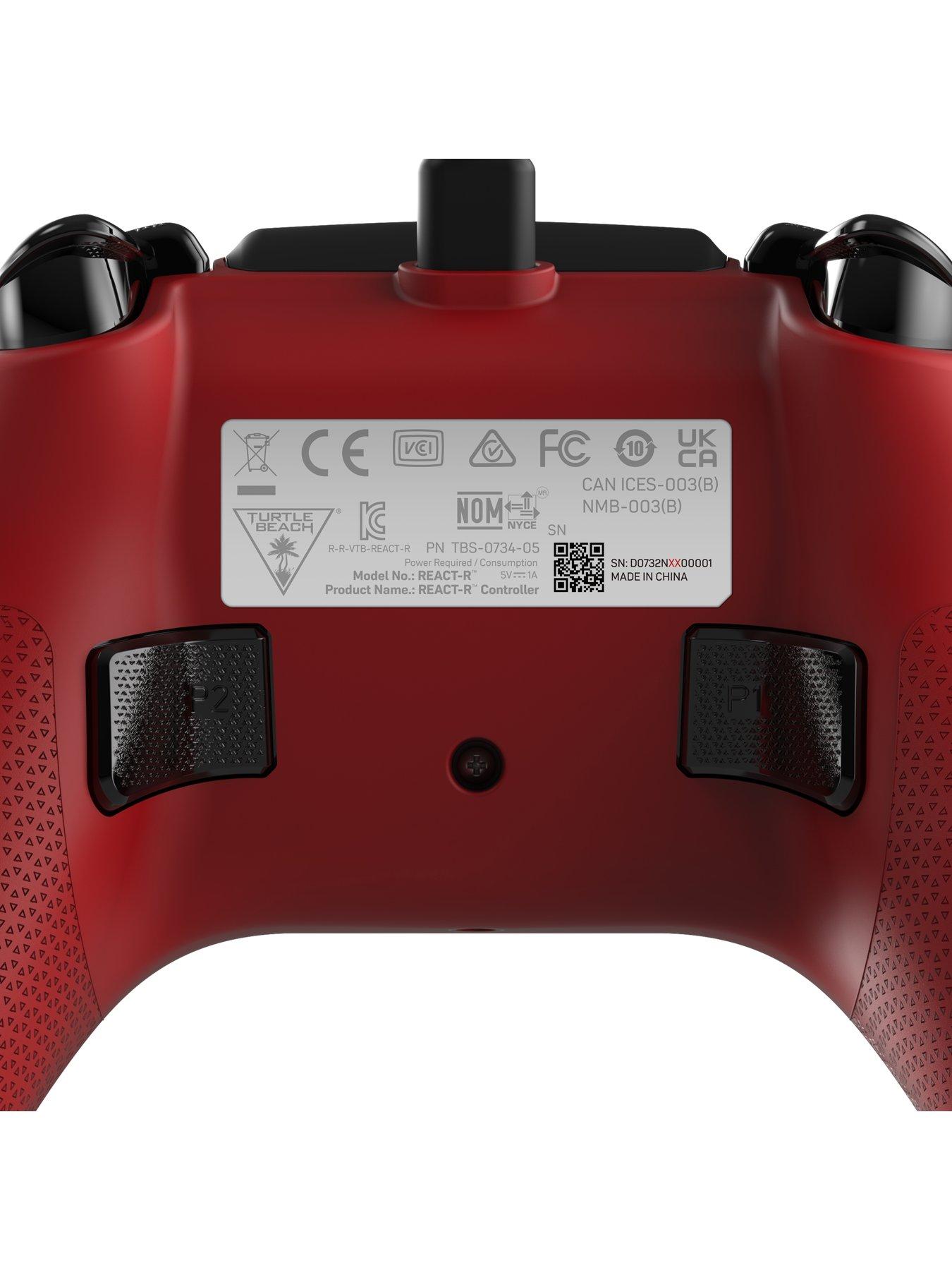 Image 6 of 7 of Turtle Beach FG, React-R Wired Controller Red GLOBAL