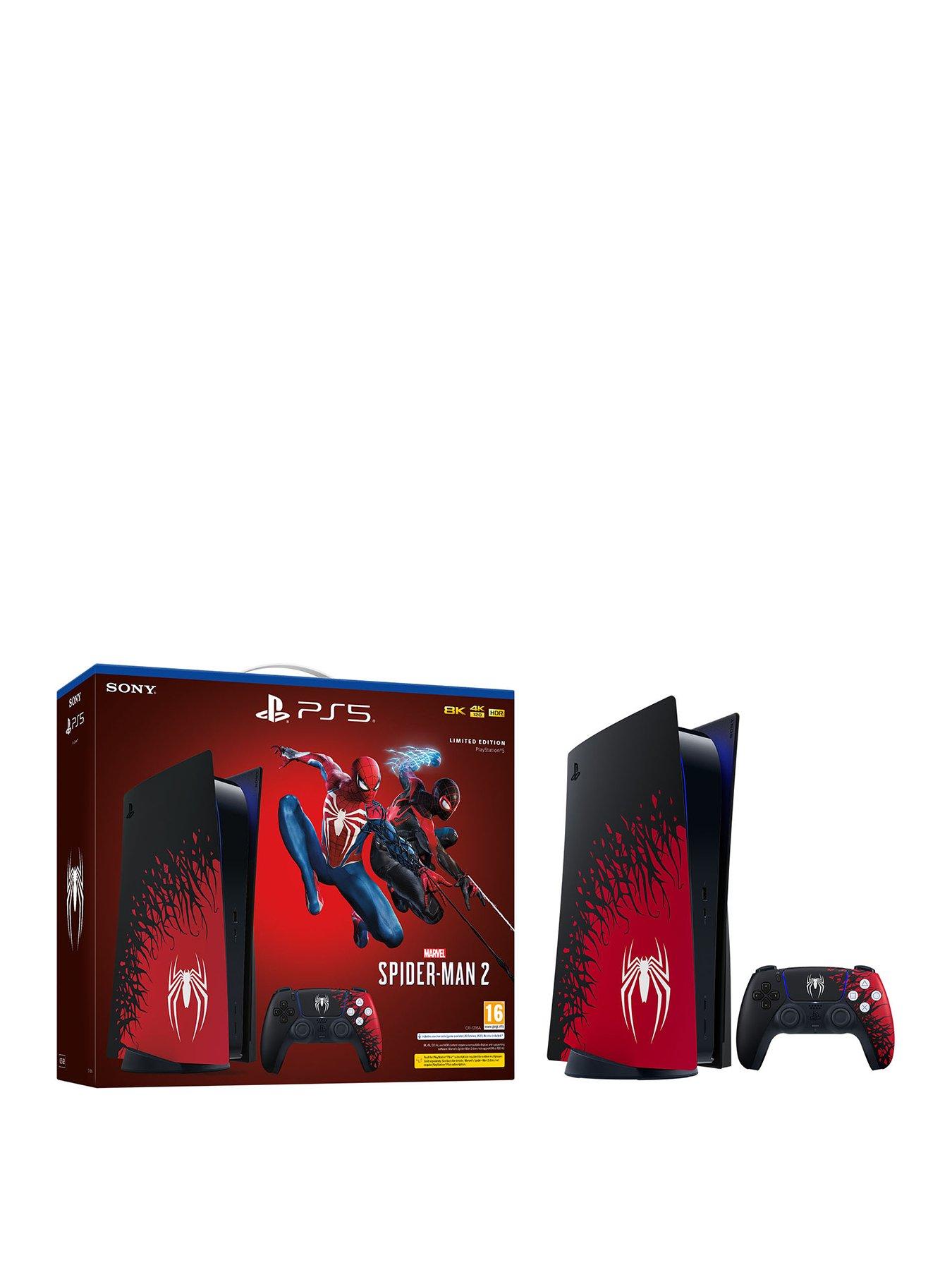 2023 New PlayStation 5 Disc Version PS5 Console with Wireless Controller &  Marvel's Spider-Man: Miles Morales Game 