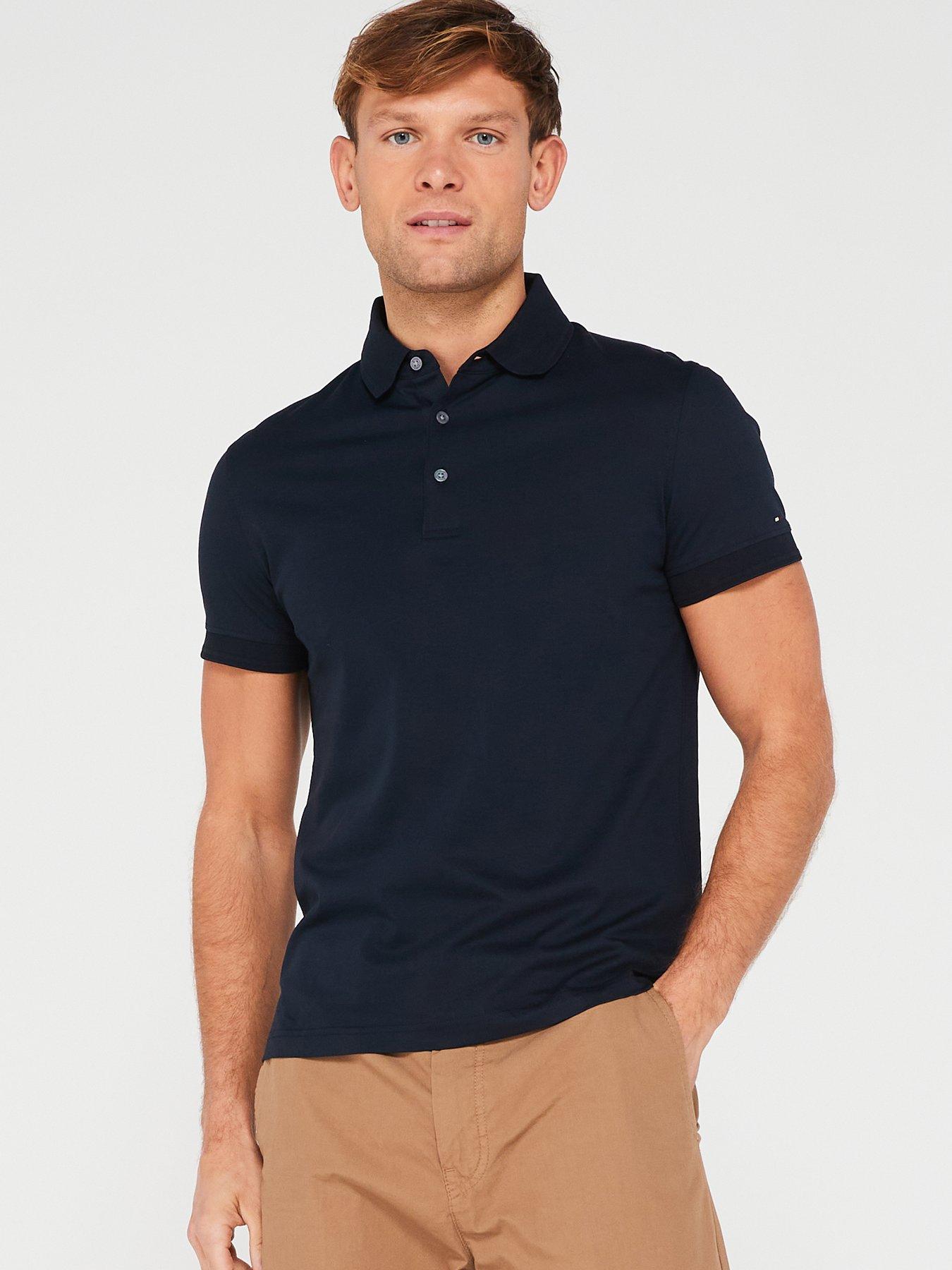 tommy-hilfiger-mercerized-slim-fit-polo-shirt-navy