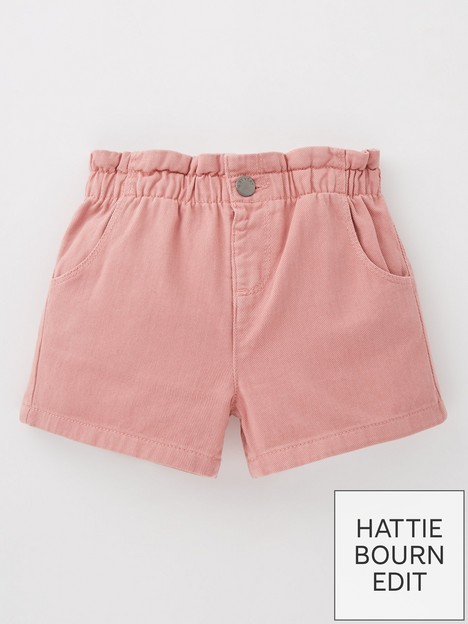 mini-v-by-very-x-hattie-bournnbspgirls-twill-shorts-pink