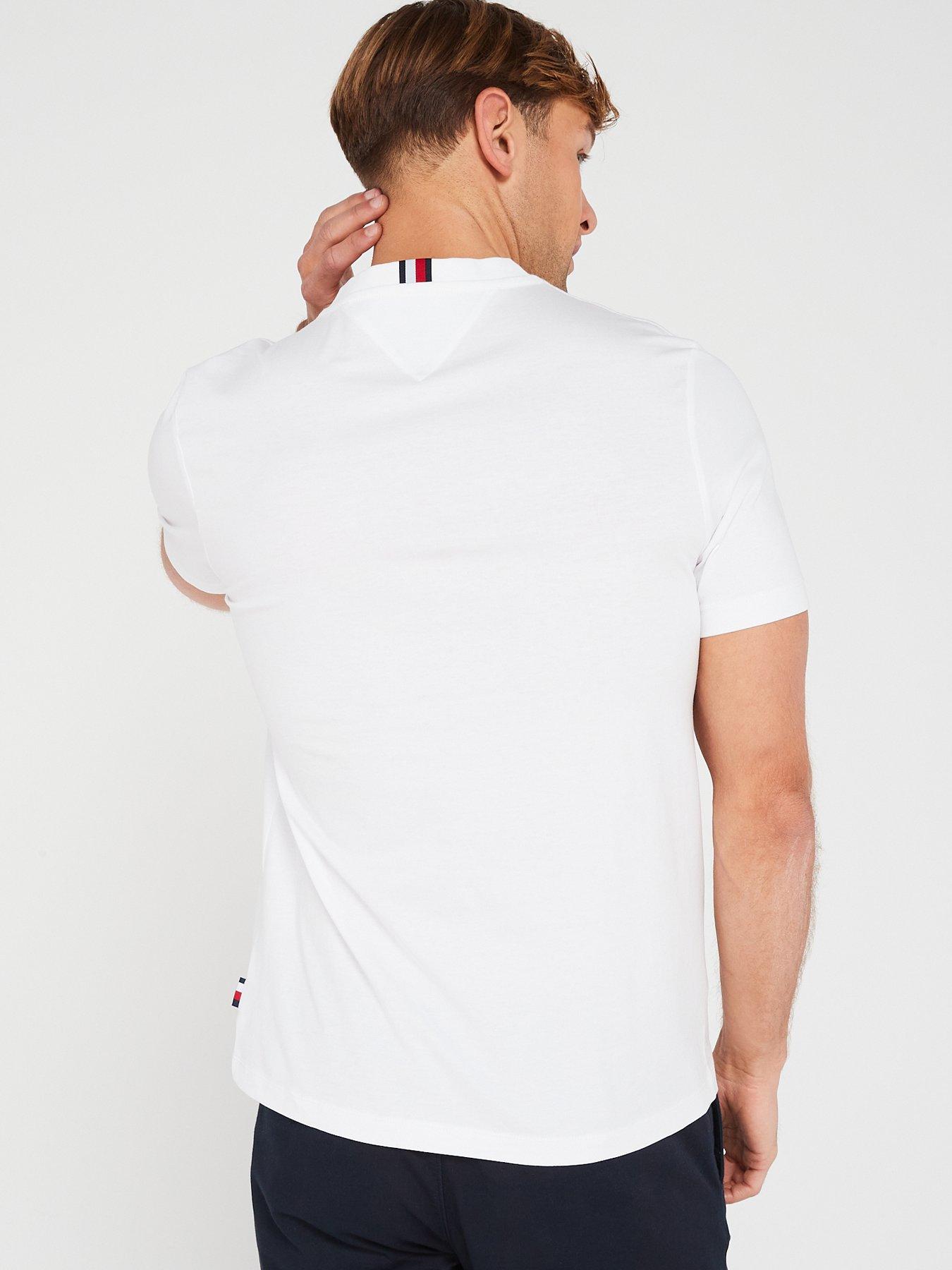 Monotype Chest Stripe T-shirt - White