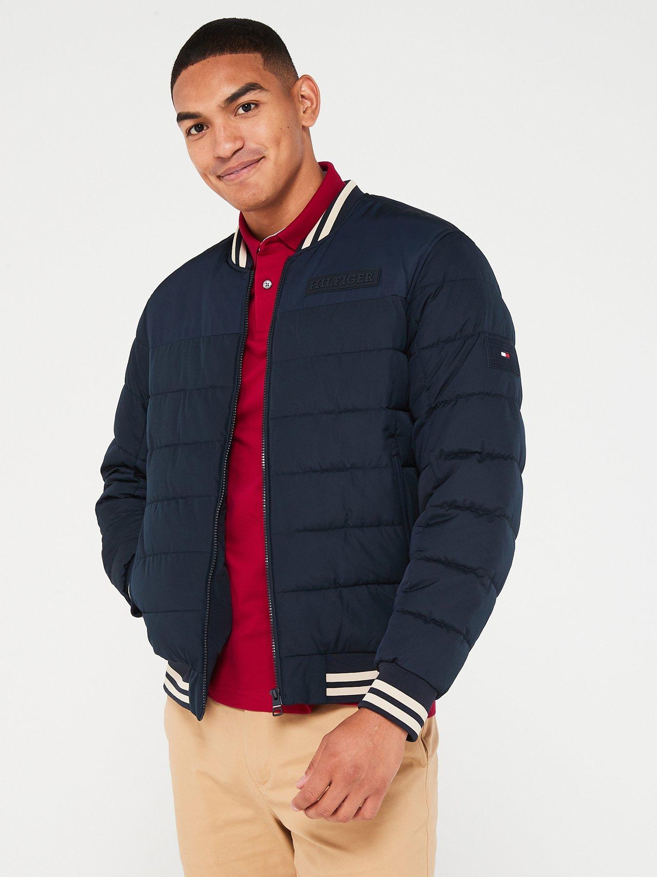 Tommy hilfiger bomber jacket hot sale navy