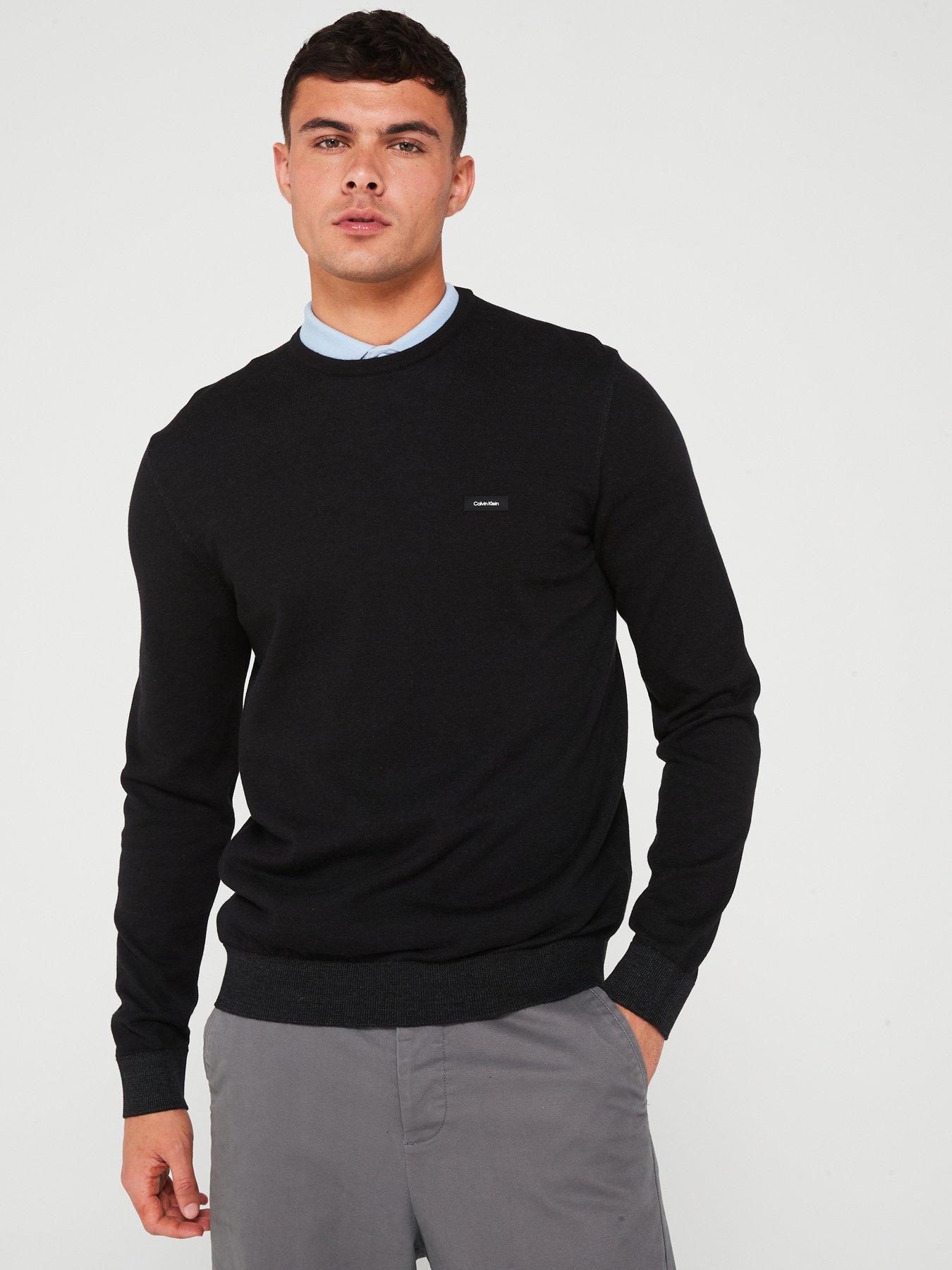 Calvin klein deals crew neck jumper