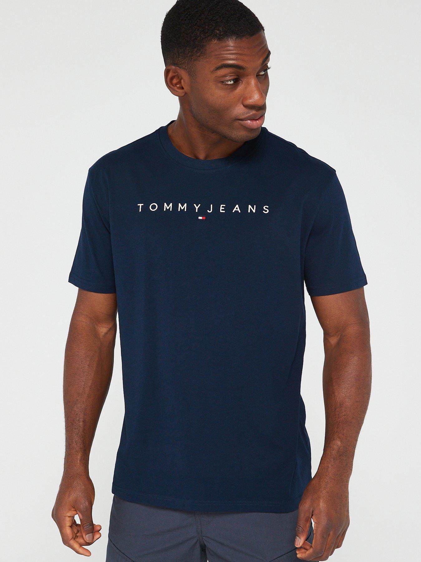 Navy tommy deals jeans t shirt