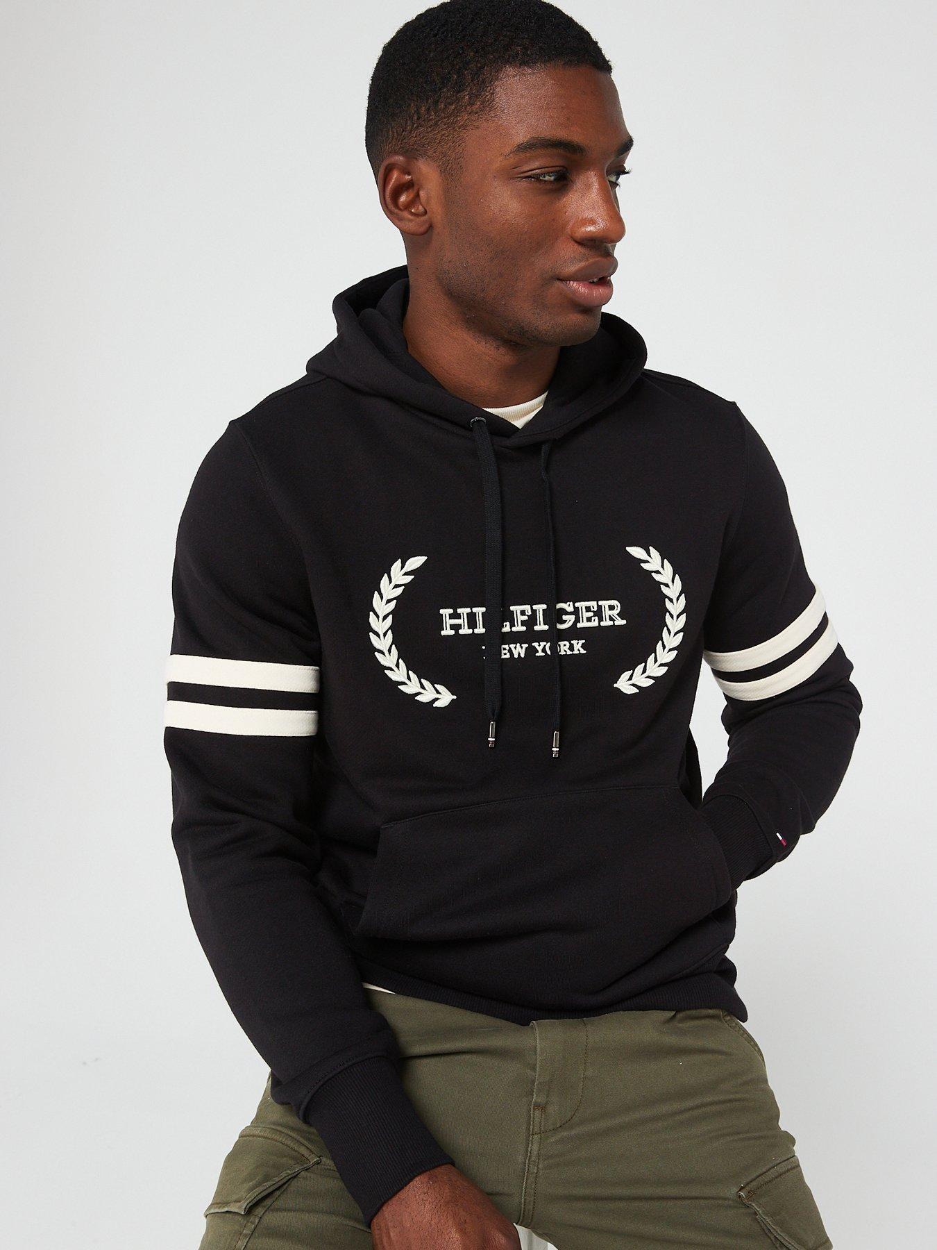 Tommy Hilfiger Laurel Monotype Hoodie - Black 