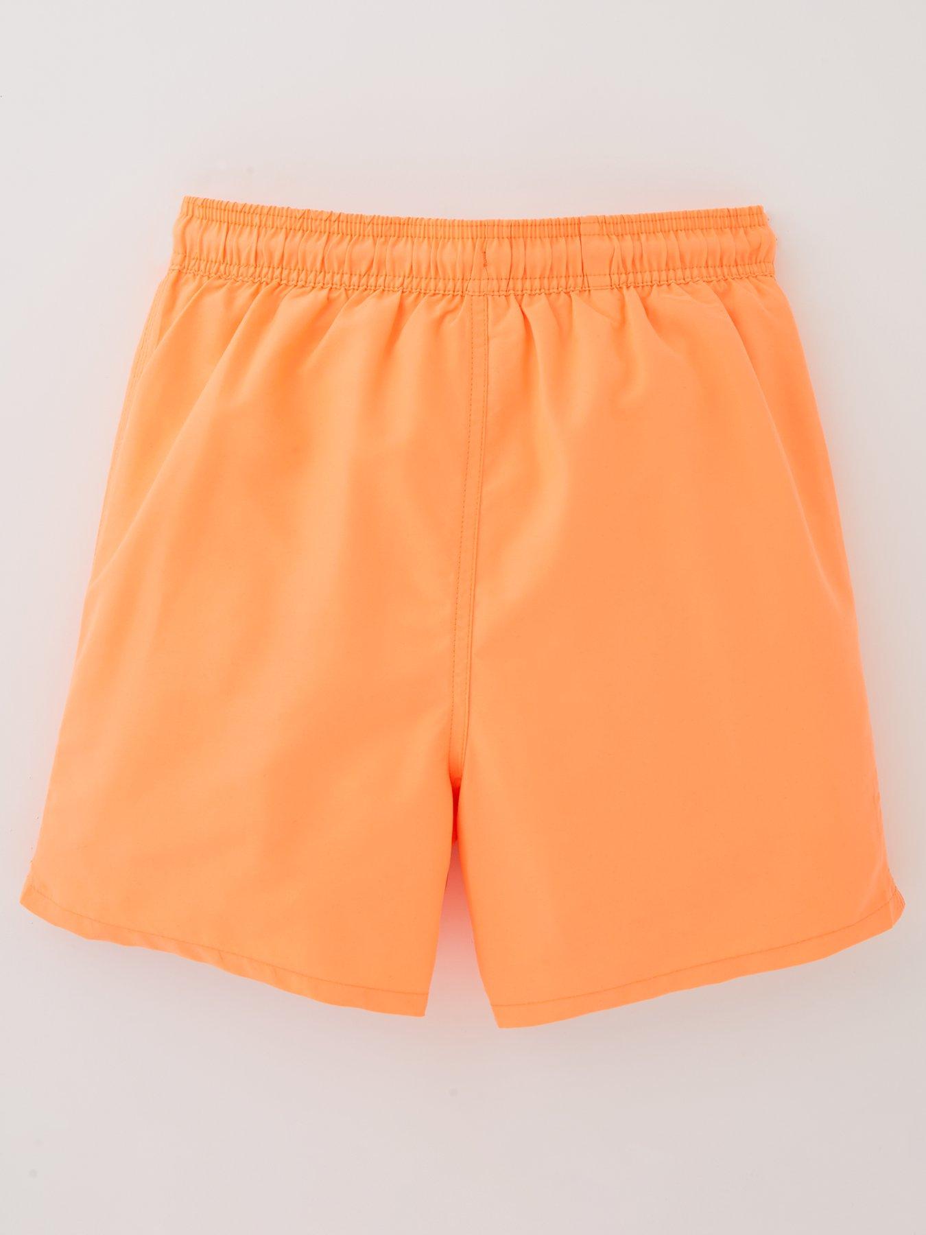 Neon orange hot sale swim shorts