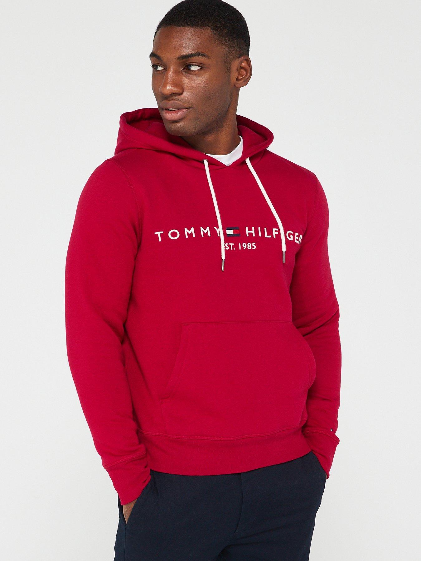 Red sale tommy hoodie