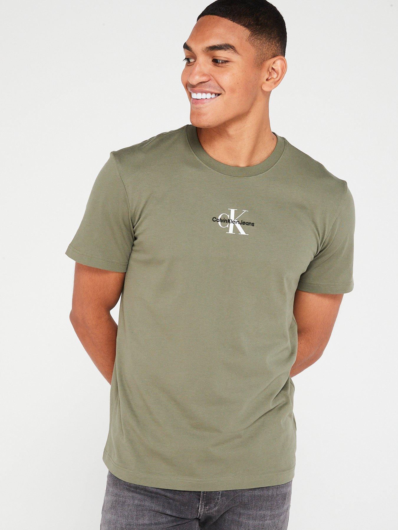 Calvin klein t clearance shirt khaki