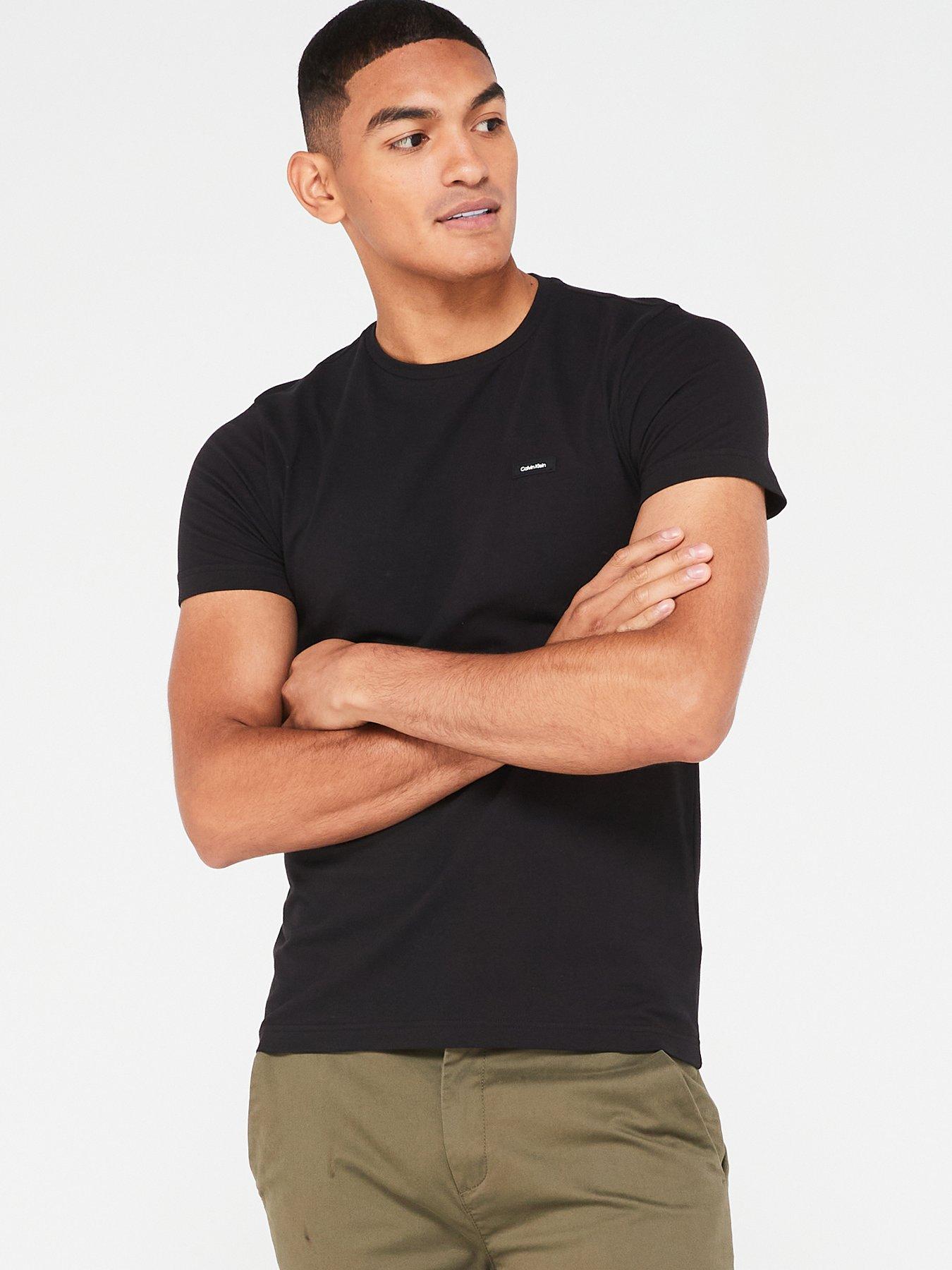 T shirt slim fit calvin klein deals