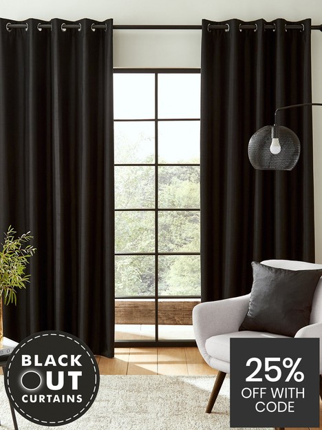 catherine-lansfield-faux-silk-blackout-eyelet-curtainsnbsp