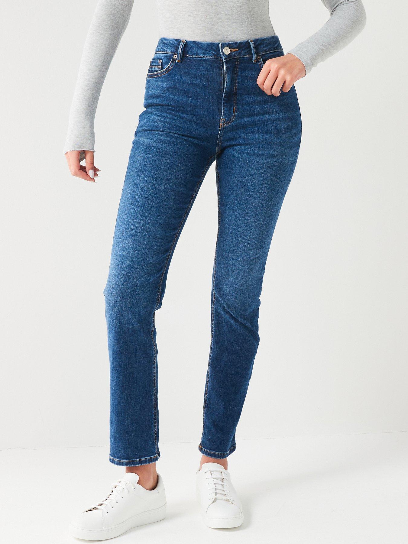 Straight leg sale skinny jeans