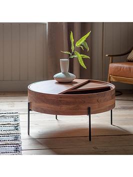 Product photograph of Gallery Ricky Storage Coffee Table from very.co.uk