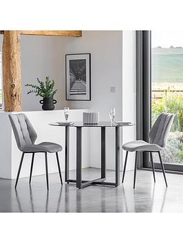Product photograph of Gallery Conner Dining Table from very.co.uk