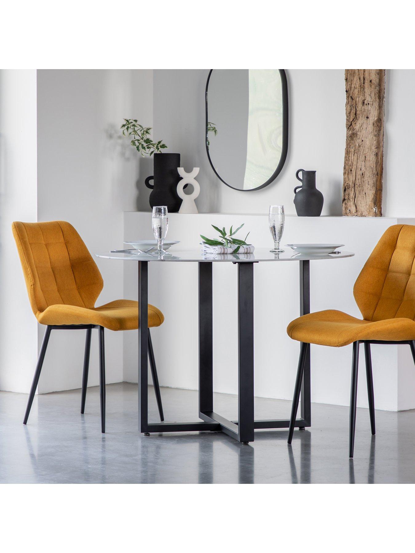 Product photograph of Gallery Conner Dining Table from very.co.uk