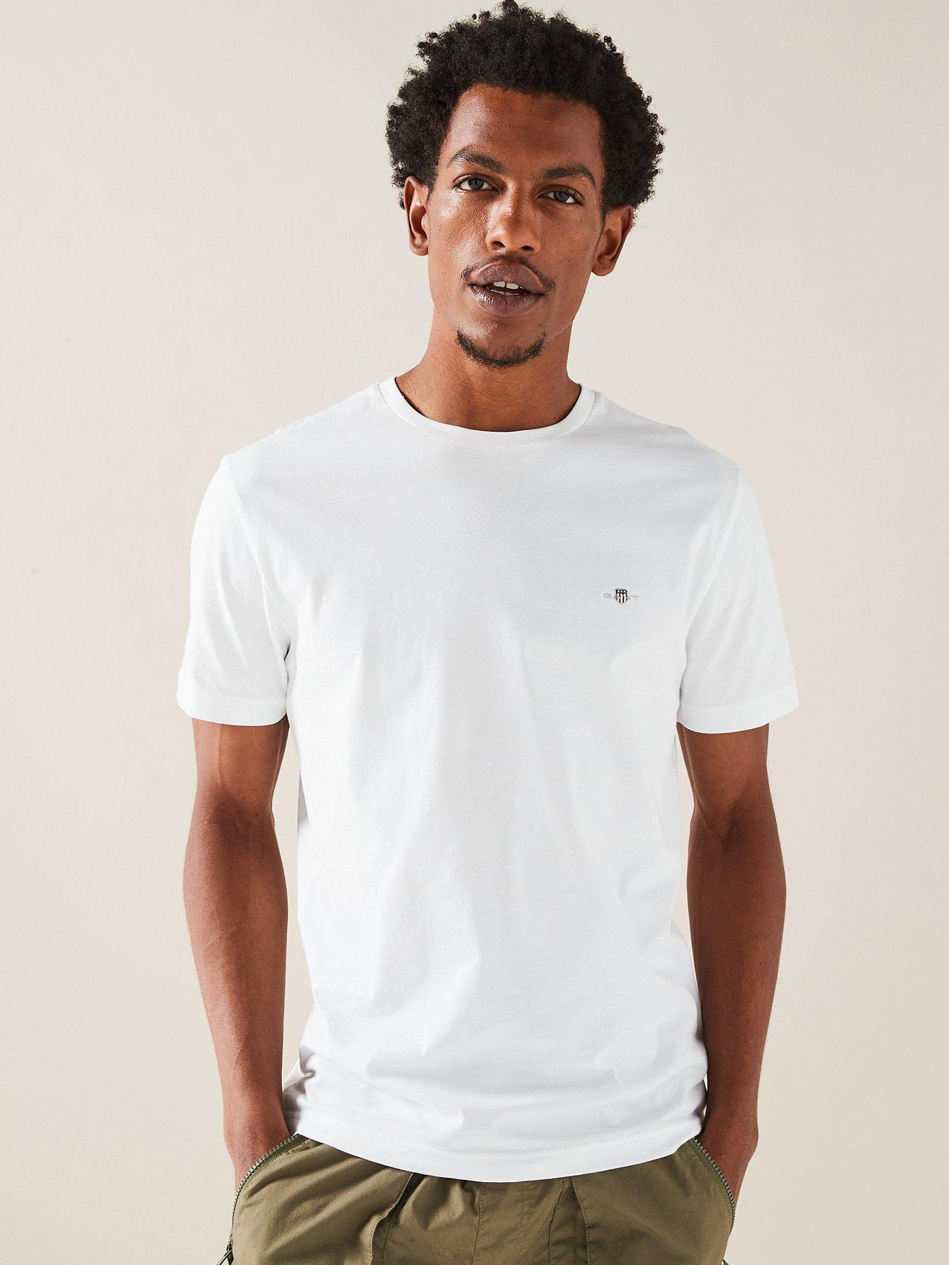 Gant Reg Shield Shortsleeve T-Shirt - White
