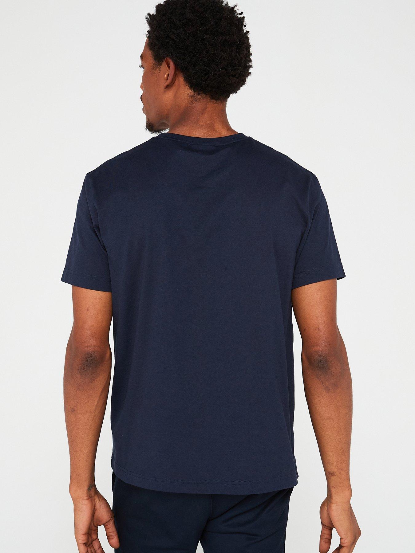 Image 2 of 4 of GANT Reg Shield Shortsleeve T-Shirt - Dark Blue