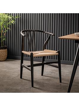 Product photograph of Gallery Westley Chair 2pk from very.co.uk