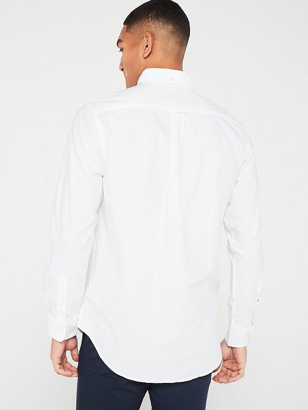 GANT Regular Fit Oxford Shirt - White | Very.co.uk