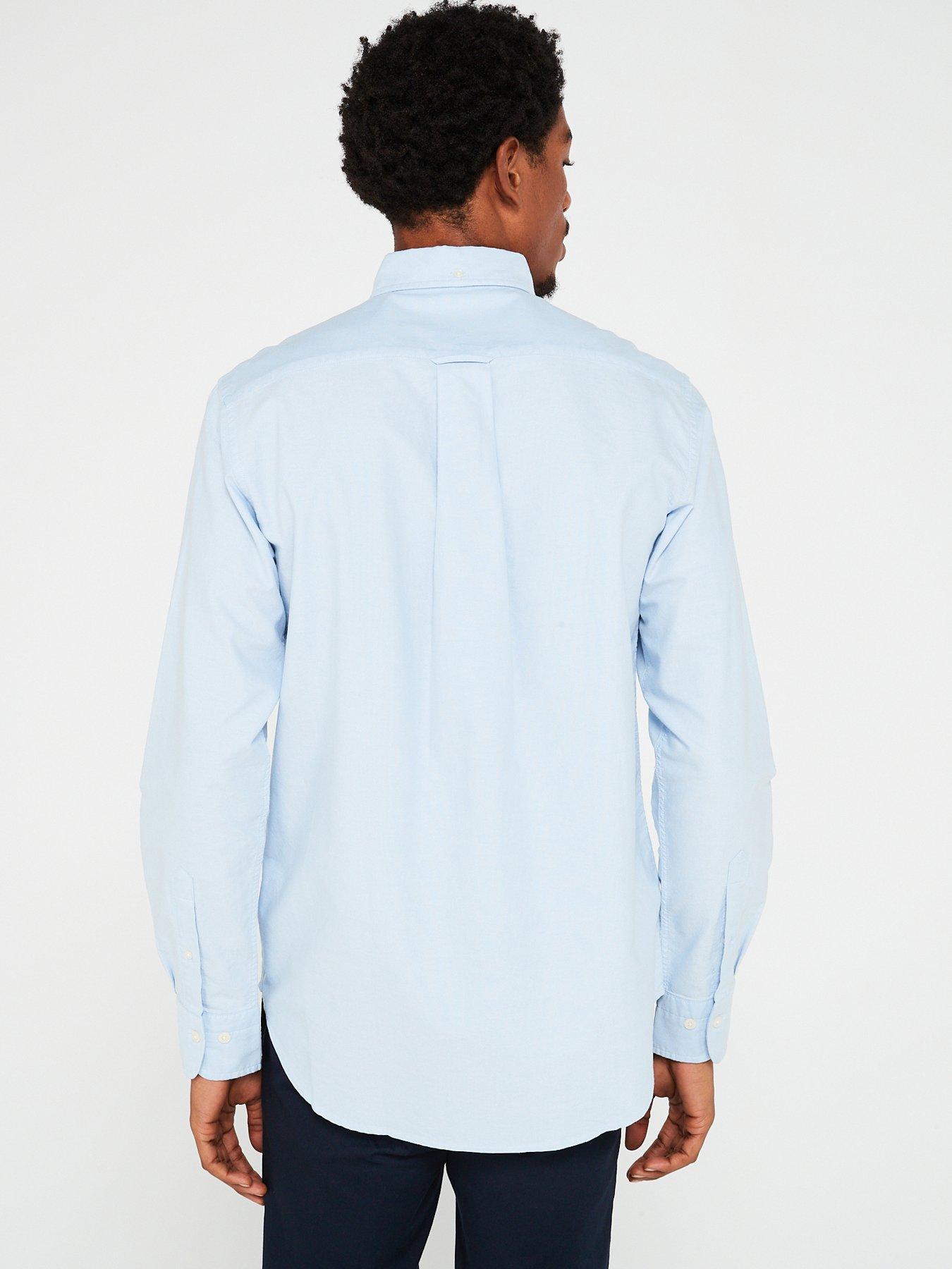 Image 2 of 4 of GANT Regular Fit Oxford Shirt - Light Blue