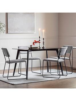 Product photograph of Gallery Bronte Rectangle Dining Table from very.co.uk