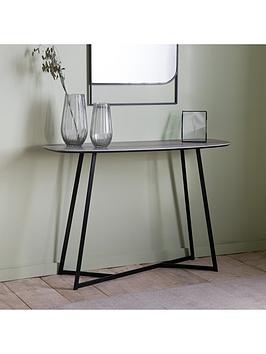 Product photograph of Gallery Finlay Console Table from very.co.uk