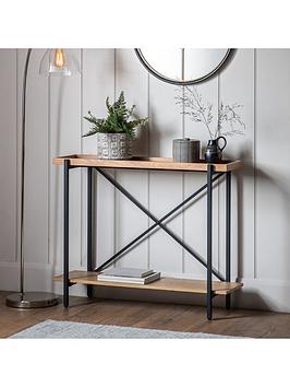 Product photograph of Gallery Terry Console Table from very.co.uk