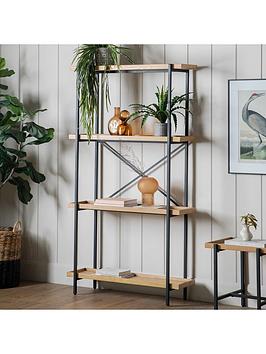 Product photograph of Gallery Terry Large Open Display Unit from very.co.uk