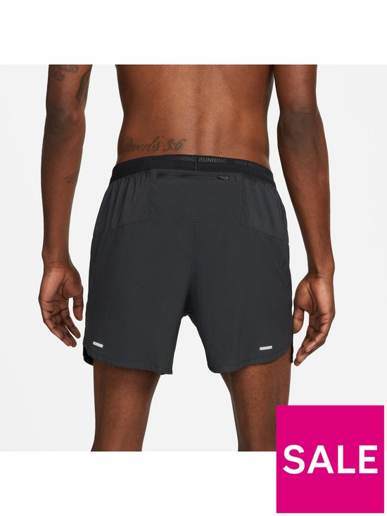stillFront image of nike-stride-dri-fit-5-running-shorts-black
