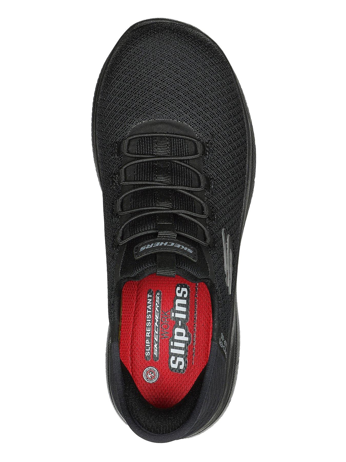 Skechers non slip slip ons deals