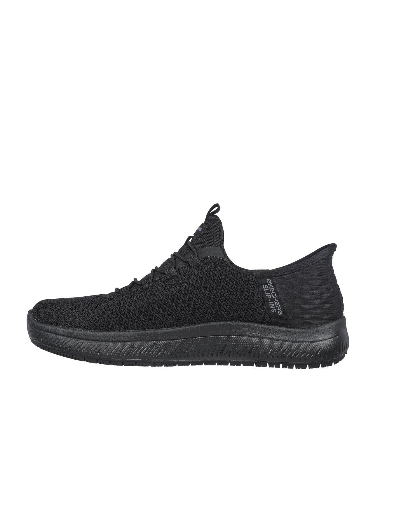 Image 5 of 5 of Skechers Workwear Summits Slip Resistant Slip-ins Trainer - Black
