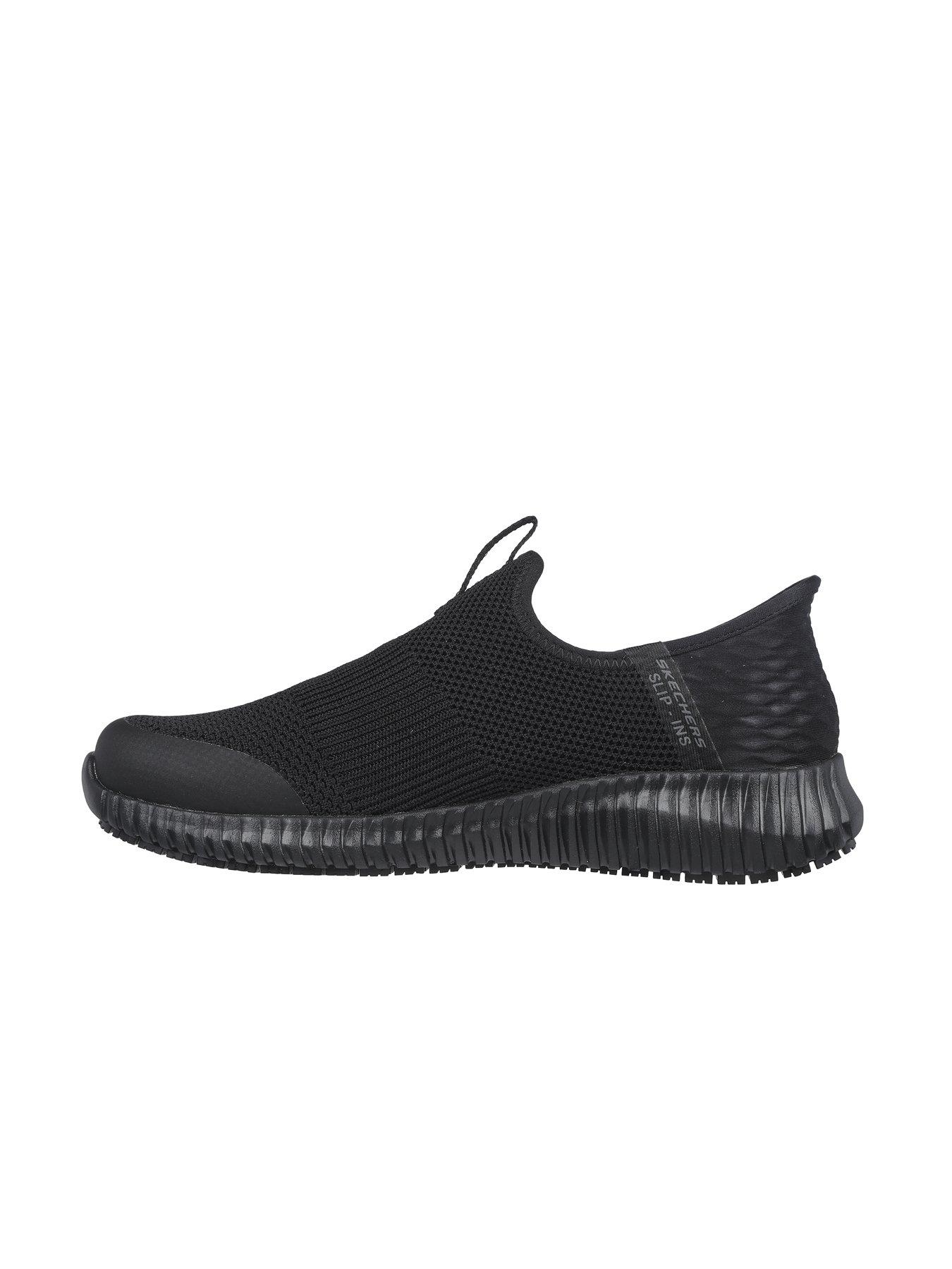 Image 5 of 5 of Skechers Workwear Cessnock Gwyneed Slip Resistant Slip-ins Trainer - Black